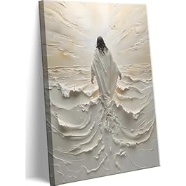 Abstract Jesus Walking...