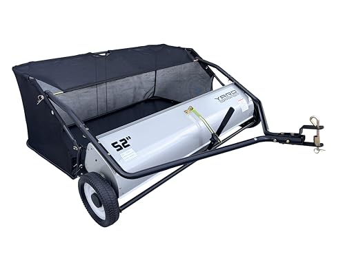 Yard Commander - 52-Inch Tow-Behind Lawn Sweeper, 10" Nylon ...
