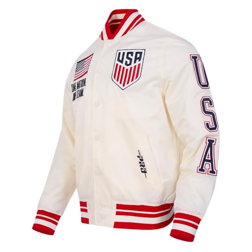Image of Pro Standard National Teams mens Mens Usmnt Classic Chenille Satin Jacket