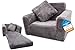 Produktbild Odolplusz Kindersessel Mini-Sessel Kinderstuhl Relaxsessel Kuschelsessel (Graphit), Ergonomisch