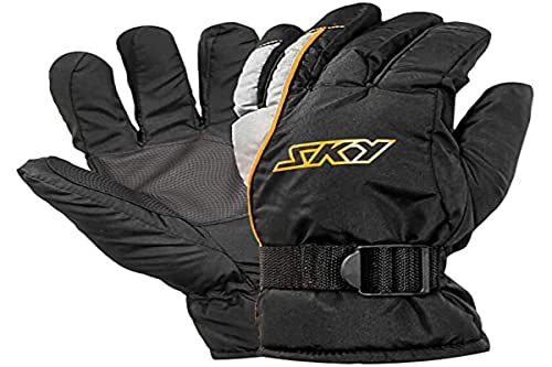 Luva Impermeável Sky Preta C/ Laranja P