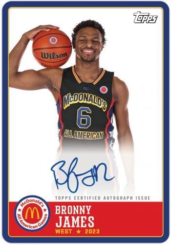 Miniatura 2 de Topps McDonald's All-American - Caja de valor sellada de fábrica de baloncesto cromada 2023, paquetes de cera de baloncesto