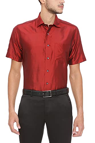 Image of Van Heusen Men's Solid Regular Fit Formal Shirt