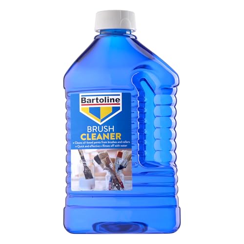 Bartoline Brush Cleaner 2 L Effective Oil-Based Paint Remover for Brushes and Rollers Water-Soluble Solvent with Conditioning Formula
