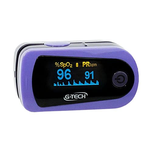 G-Tech Oxímetro De Pulso Portátil Modelo Oled Graph
