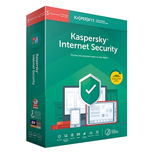 ANTIVIRUS KASPERSKY INTERNET SECURITY 2019 - 3 LICENCIAS / 1 AÃƒâ€˜O - NO CD - PROTECCIÃƒâ€œN EFICAZ - PAGO SEGURO - PARA PC/MAC/MOVILES