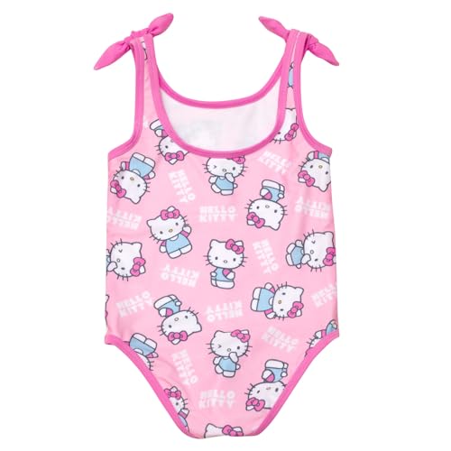 Image of Hello Kitty One Piece Bathing Suit UPF 50+ Newborn to Big Kid Sizes (0-6 Months - 14-16)