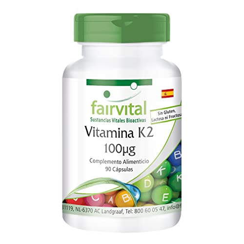 Fairvital Vitamina K2 MK-7 90 Cápsulas