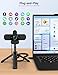 RUWBY Full HD 1080P Webcam with Built-in Dual Mics, Wide-Angle Lens, Privacy Cover, Tripod Stand, Autofocus Computer Camera, Plug and Play for Desktop PC or Laptop