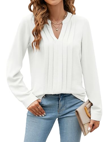 Image of Blooming Jelly Women's Long Sleeve Blouses Dressy Casual Business Work Tops