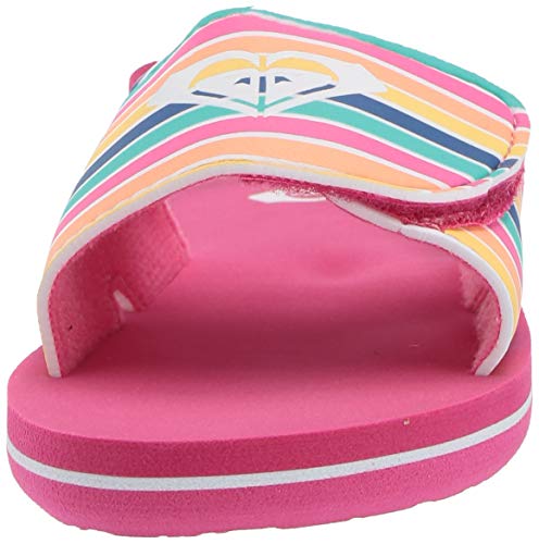 Image of Roxy Girl's TW Finn Sling Back Flip Flop Sandal Sandal, NAVY DREAM, 7 M M US Toddler