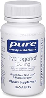 Pure Encapsulations Pycnogenol 100 mg | Hypoallergenic Supplement to Promote Vascular Health and Provide Antioxidant Support | 60 Capsules