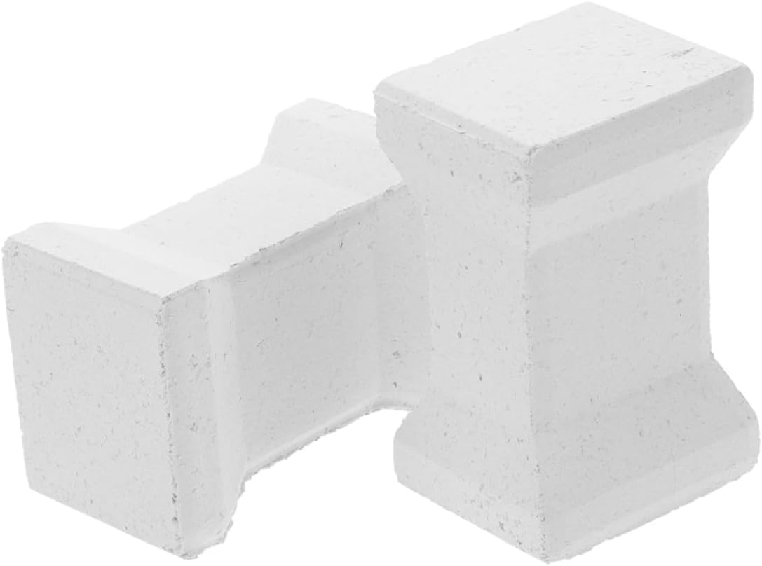 KALLORY 2pcs Kiln Posts Pottery Support Pillar Tools 10cm Heat Resistant Non-deforming Accessories for Electric Kiln Firing Pottery Artists
