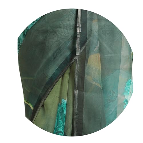 Image of MIRCHI FASHION Saree for Woman Organza Floral Printed | Lightweight Elegant Traditional Sari with Matching Blouse Piece