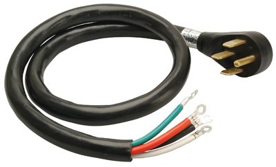 Master Electrician 09046ME 6-Ft. 6/2 & 8/2 SRDT Black Round Range Cord - Quantity 12