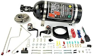 Nitrous Outlet 102mm Fast Intake Hardline Plate System 50-200HP No Bottle Designed for factory style fuel rails. Will require Hard-line fabrication.