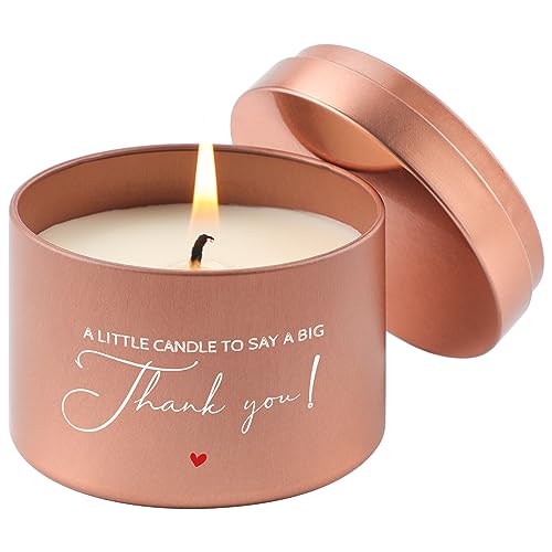 PRSTENLY Thank You Gifts for Women Birthday Gifts Thank You Present Scented Candle Gift Birthday Gift for Her Women Mum Sister Retirement Friendship Appreciation Teacher Present Christmas