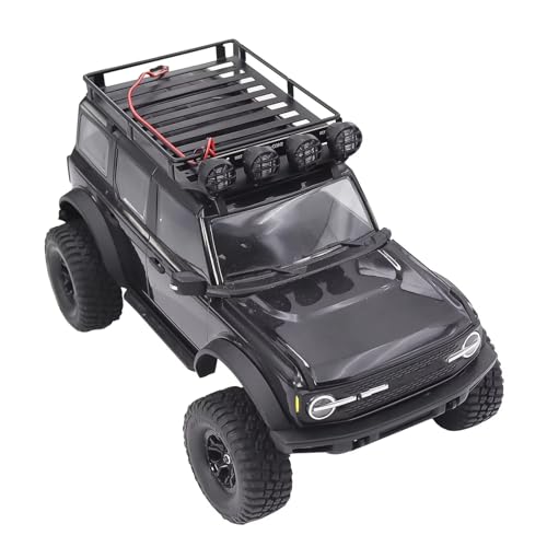 Luces Vehículo RC Accesorio Coche Crawler TRX4M Defender Bronco Baca Techo AX-8560 4