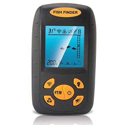 Sensor de sonar portátil Besportble, localizador de peixes, sensor de sonar, tela LCD, Echo Sounder