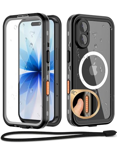Beasyjoy for iPhone 17 Case Waterproof, Built-in Screen Protector & Full Body Protection, Heavy Duty...