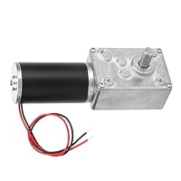 Fafeicy 12V 50RPM Elektro-Schneckengetriebemotor mit umschaltbarer 8mm Abtriebswelle, Kugellager und Metallgetriebe –31 mm Kupferrohrmotor und Geschwindigkeitsreduktion für zuverlässigen Betrieb – Ansicht 4