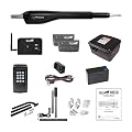Mighty Mule Gate Opener, Solar and Smart Ready, Heavy Duty Automatic Gate Opener, Gates up to 18ft or 850lb, Single Gate Opener - Estate, MM571W-EST