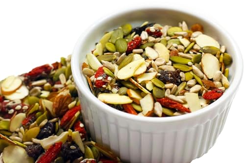 Betterfoods Raw Superfoods Crunch Mix | Premium Pumpkin, Sunflower, Flax, Chia, Sesame Seeds, Almonds, Goji Berries & Raisins Blend For Salads thumb #3