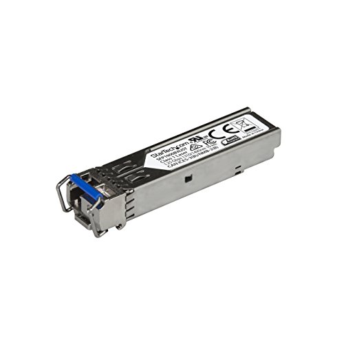 StarTech.com MSA Uncoded SFP Module - 1000BASE-BX - 1 Gigabit Ethernet BiDi Fiber Single Strand SFP Transceiver - LC 10km - MSA Compliant (SFP1000BXUST)