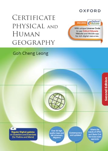 Image of Certificate Physical and Human Geography by G.C. Leong | Complete Geography Book for UPSC, SSC, State PCS & Competitive Exams | 2026-27 Edition