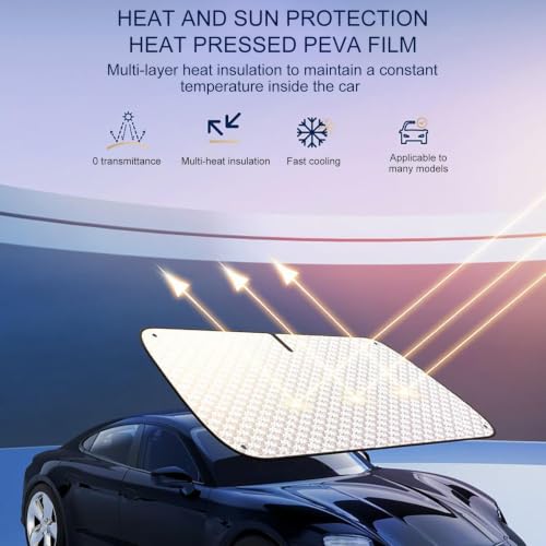 Parasol para parabrisas de coche ideal para viajes al aire libre en RV 7
