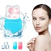 Ice Roller for Face and Eye-Facial Beauty Ice Roller Skin Care Tools, Silicone Face Ice Mold for Face & Eye Puffiness Relief