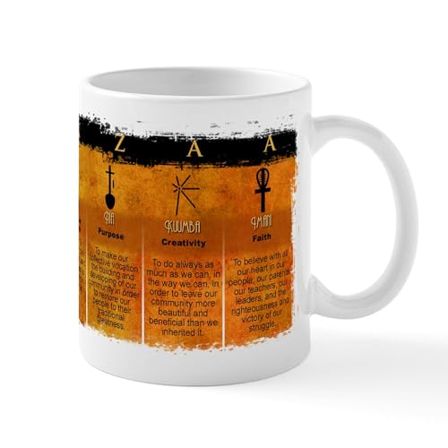 CafePress Kwanzaa Principles Mug 11 oz (325 ml) Ceramic Coffee Mug
