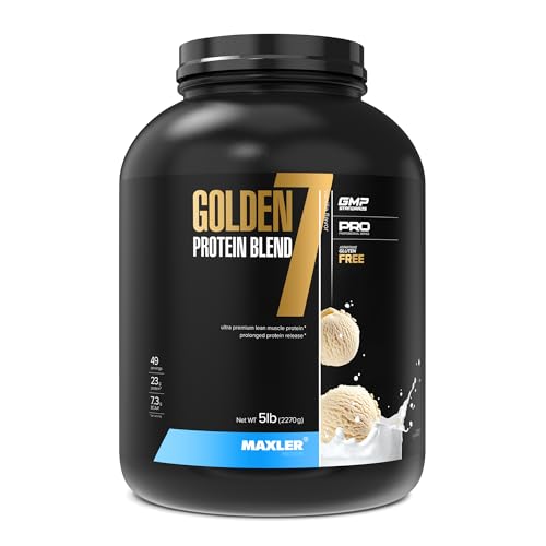 Maxler Golden 7 Protein Blend Vanilla 5 lb