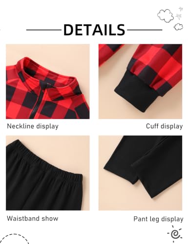 Image of Girls Clothes 2Pcs Outfit Set with Zip-up Top and Trendy Printed Pants Teen Girl Clothes 6-14Y