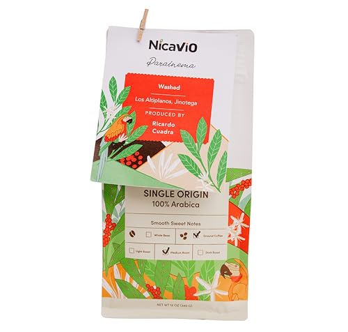 Single Origin Medium Roast Ground Coffee, 100%...