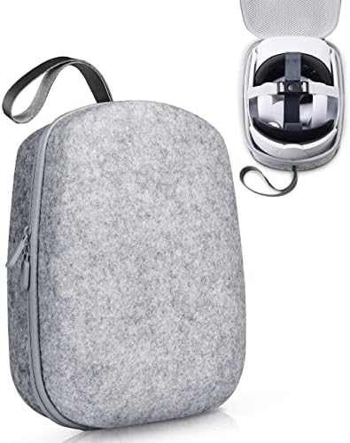 RETHONE Hard Carrying Case Compatible with Meta/Oculus Quest 2 Basic/Elite Version, Large Space Cover Storage Bag for Oculus Quest 2 & Other Accessories, Suitable for Travel and Home