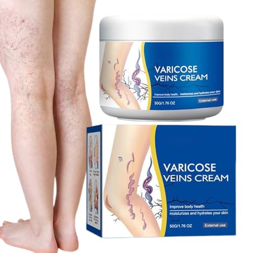 Crema Para Varice s, Crema Herbals Reparadora De Venas Varicosas Para Piernas 50g - Tratamiento Natural Para Arañas Vasculares, Mejora La Circulación Sanguínea - Hidratante Y 50g