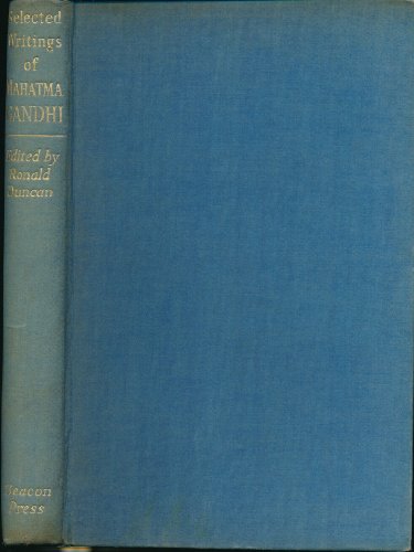 Selected writings of Mahatma Gandhi B0007J5TA0 Book Cover