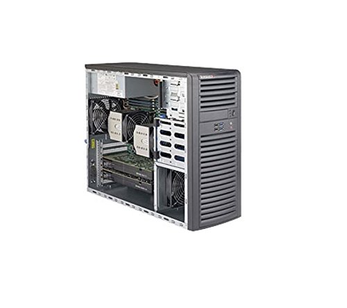 Supermicro Mid-Tower Workstation Barebone System Components, Black (SYS-7038A-I)