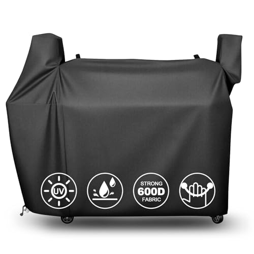 Image of QuliMetal Grill Cover for Recteq DualFire 1200 Wood Pellet Smoker Grill