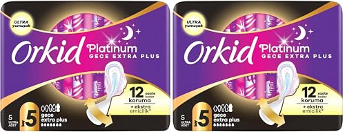 Platinum Tekli Paket Gece Ekstra Plus Hijyenik Ped 6 Adet 2'li set