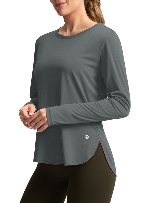 Women's Sun Shirts UPF 50+ Long Sleeve UV Protection Shirt Lightweight Quick Dry Workout Hiking Tops for Women
