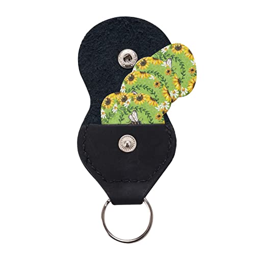 Ensemble de 6 médiators de guitare Bee & Sunflowers pour guitare acoustique, guitare électrique, basse, ukulélé – fin… - Les Beatles, Paul McCartney, John Lennon, RIngo Starr, George Harrison Ensemble de 6 médiators de guitare Bee & Sunflowers pour guitare acoustique, guitare électrique, basse, ukulélé - fin… – Image 6