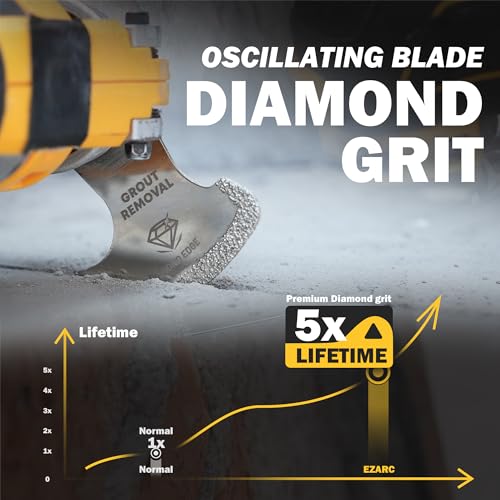 TOLESA Oscillating Multi Tool Swing Diamond Blades, Diamond Oscillating Tool Blade, Mortar Cutting Saw Blades for Grout Removal (TOSD58), 3-Pack 3 TOLESA Oscillating Multi Tool Swing Diamond Blades, Diamond Oscillating Tool Blade, Mortar Cutting Saw Blades for Grout Removal (TOSD58), 3-Pack - Image 3