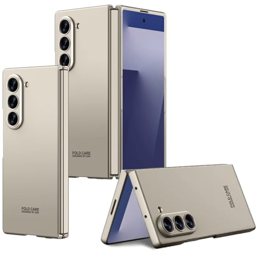 TechTrendz Hard PC Ultra Slim Matte Case for Samsung Galaxy Z Fold 7,Shockproof Anti Scratch Protective Cover with Wireless Charging Compatible with Z Fold 7 5G (Titanium Gray)
