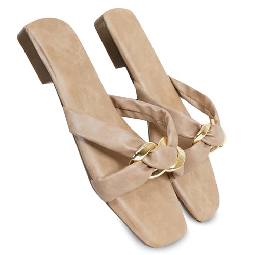 Image of IndieStide Heel Casual Flip Flops Slippers For Girls Women, Comfortable cushioned Chappals