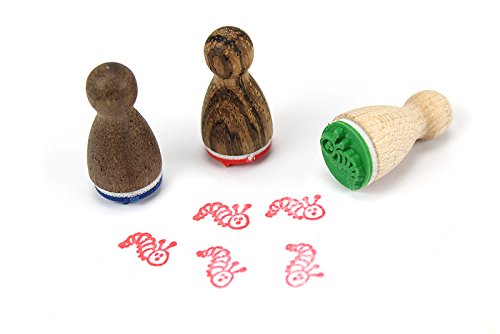 Stemplino Mini Stempel Ralf Raupe