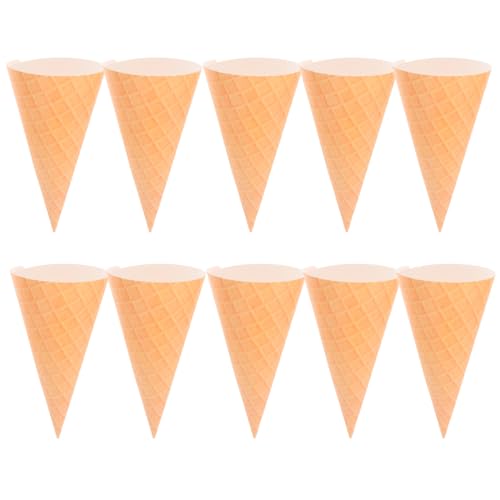 Abaodam 10pcs Bouquet Packaging Papers Decorative Paper Ice Cream Cone Floral Wrap