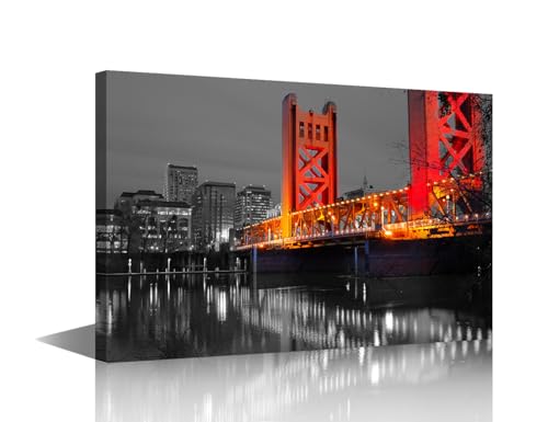 Toile murale Tower Bridge pour habiller un mur vide sans outil complexe