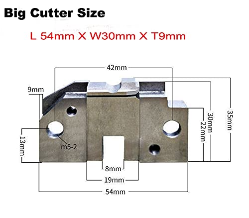 Davitu Wiring Harness - Terminal Crimping Applicator OTP Cutter Various Type Cutter for Wire Terminal Crmiping Machine Applicator - (Color: U type Cutter)